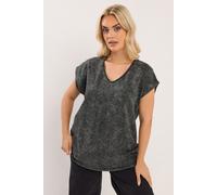 Acid Wash Heavyweight Top Yours Grey 30-32