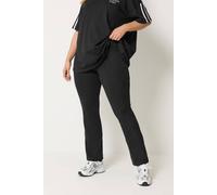 Yours Women's Active Flared Leggings in Black | Size: 22 Yours Black 22