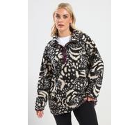 Yours Women's Animal Print Borg Fleece | Size: 18 Yours Multicolor 18