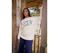 Yours Women's 'Aspen' Knitted Jumper in Ivory | Size: 30-32 Yours Ivory 30-32