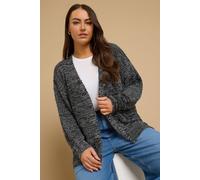 Yours Women's Balloon Sleeve Cardigan in Grey | Size: 18-20 Yours Grey 18-20