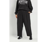 Yours Women's Barrel Leg Joggers in Black | Size: 18/20R