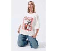 Yours Women's Betty Boop Graphic T-Shirt in White | Size: 14