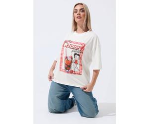 Yours Women's Betty Boop Graphic T-Shirt in White | Size: 18