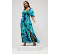 Yours Women's Blurred Abstract Maxi Dress | Size: 14 Yours Multicolor 14