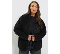 Yours Curve Teddy Zip Through Fleece - Women's - Plus Size Curve