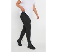 Yours Women's Cargo Leggings in Black | Size: 18 Yours Black 18