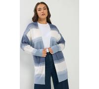 Yours Women's Colourblock Midi Cardigan | Size: 14-16 Yours Multicolor 14-16