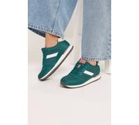 Yours - Green Colourblock Trainers in Extra Wide Eee Fit - Women's