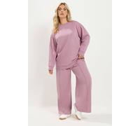 Yours Women's Crew Neck Sweatshirt in Pink | Size: 22/24