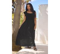 Crochet Maxi Dress Yours Black 22-24