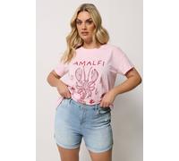 Yours Women's Denim Boyfriend Shorts in Light Blue | Size: 22 Yours Light Blue 22