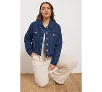 Yours Curve Blue Denim Jacket - Women's - Plus Size Curve