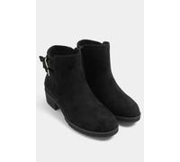 Yours - Double Buckle Chelsea Boots In Wide E Fit - Women's