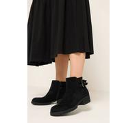 Yours - Double Buckle Chelsea Boots In Wide E Fit - Women's