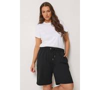 Yours Curve Drawstring Shorts - Women's - Plus Size Curve Black