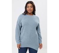 Yours Women's Essential Knitted Jumper in Light Blue | Size: 30-32 Yours Light Blue 30-32