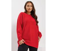 Yours Women's Essential Knitted Jumper in Red | Size: 22-24 Yours Red 22-24