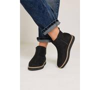 Yours Women's Faux Suede Chelsea Boots In Extra Wide EEE Fit in Black | Size: 8EEE Yours Black 8EEE