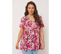 Yours Women's Floral Broderie Anglaise Top | Size: 20