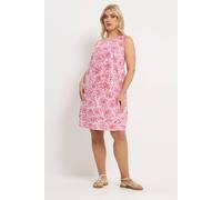 Yours Women's Floral Mini Dress | Size: 22-24 Yours Multicolor 22-24