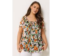 Yours Women's Floral Pintuck Blouse | Size: 18