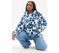 Yours Women's Floral Print Fleece Jacket | Size: 20 Yours Multicolor 20