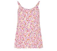 Yours Curve Floral Swing Vest Top - Women's - Plus Size Curve White
