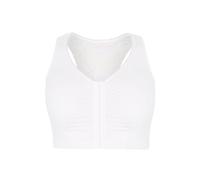 Yours Women's Front Fastening Bra in White | Size: 18
