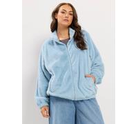 Yours Women's Funnel Neck Fleece in Baby Blue | Size: 20