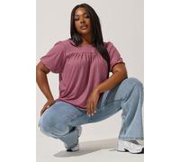 Yours Limited Collection Curve Gingham Tie Back Top - Women's - Plus Size Curve Red