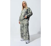 Yours Women's Graphic Tie Dye Joggers in Grey | Size: 18 Yours Grey 18