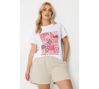 Yours Women's Jogger Shorts in Natural | Size: 26-28 Yours Natural 26-28