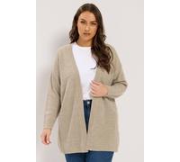 Yours Curve Brown Essential Cardigan - Women's - Plus Size Curve