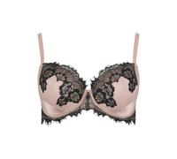 Yours Curve Blush Lace Trim Underwired Bra - Women's - Plus Size Curve Pink