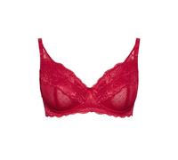 Yours Curve Lace Non-Padded Underwi Bra - Women's - Plus Size Curve Red