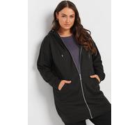 Yours Curve Longline Zip Hoodie - Women's - Plus Size Curve