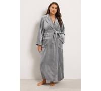 Yours Curve Red Luxe Dressing Gown - Women's - Plus Size Curve
