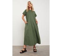 Yours Curve Green Maxi T-Shirt Dress - Women's - Plus Size Curve