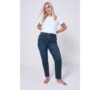 Yours Women's Mom Jeans in Blue | Size: 22 Yours Blue 22