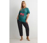 Yours Women's 'Mon Cheri' Pyjama Set | Size: 22-24 Yours Multicolor 22-24