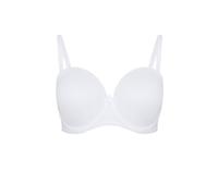 Yours Moulded Underwired Full Cup Multiway Bra with Removable Straps - Women's - Plus Size Curve White