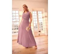 Yours Women's Multiway Maxi Dress in Pink | Size: 24 Yours Pink 24