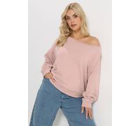 Yours Curve Off Shoulder Sweatshirt - Women's - Plus Size Curve