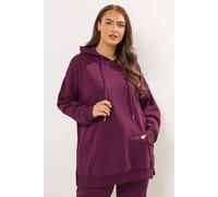 Yours Curve Red Pocket Front Hoodie - Women's - Plus Size Curve
