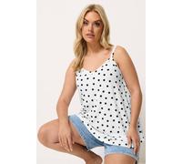 Yours Curve Polka Dot Swing Cami - Women's - Plus Size Curve
