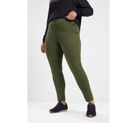 Yours Women's Pull On JENNY Jeggings Trouser in Dark Olive | Size: 30/32
