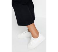 Yours Women's Quilted Design Trainers in White | Size: 8EEE Yours White 8EEE