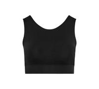 Seamless Longline Padded Bralette Top Yours Black 16