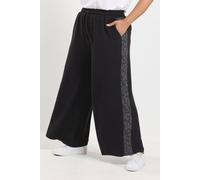 Yours Women's Side Detail Soft Touch Joggers in Black | Size: 20